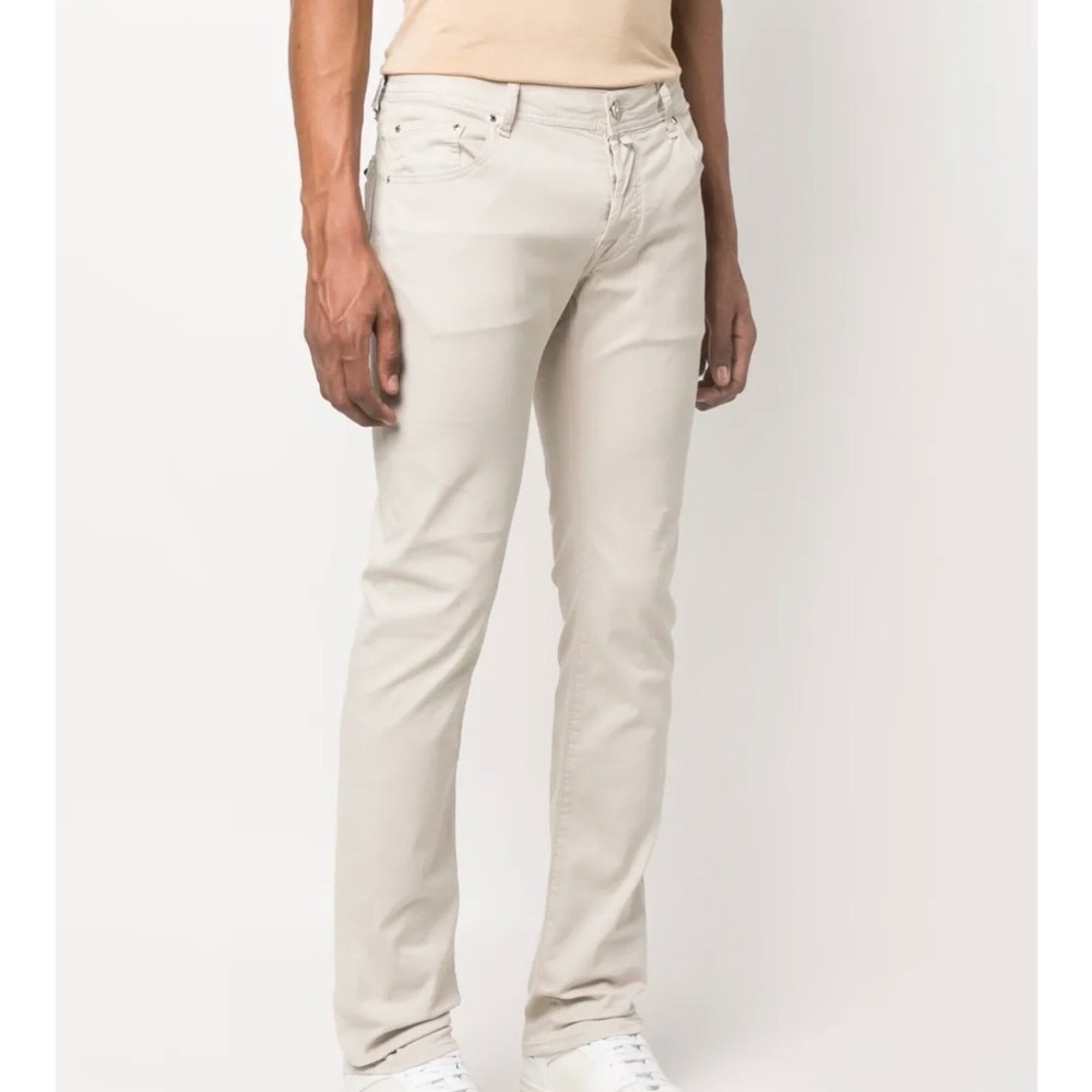 Jacob Cohen Men's Slim Cream Jeans